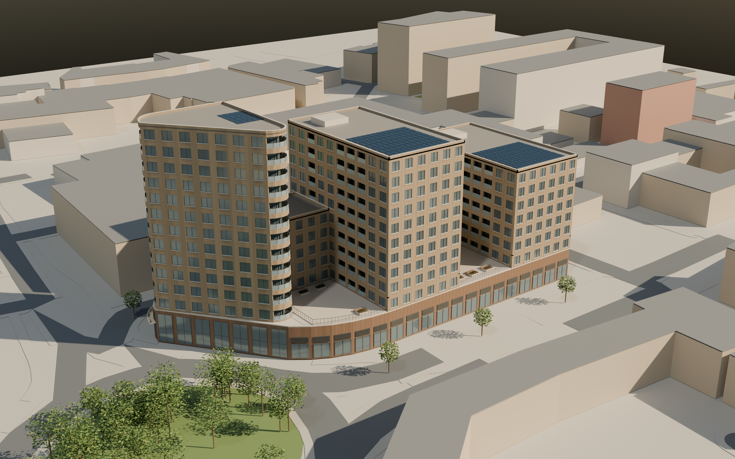 Interactive exterior model preview